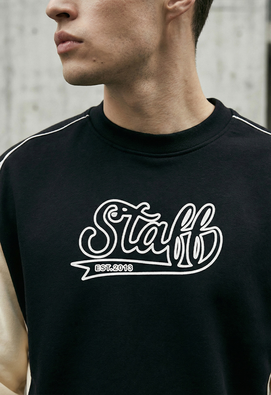 Bluza Staff ke black & milk reflective