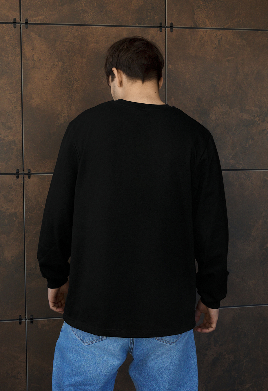 Longsleeve Staff black oversize