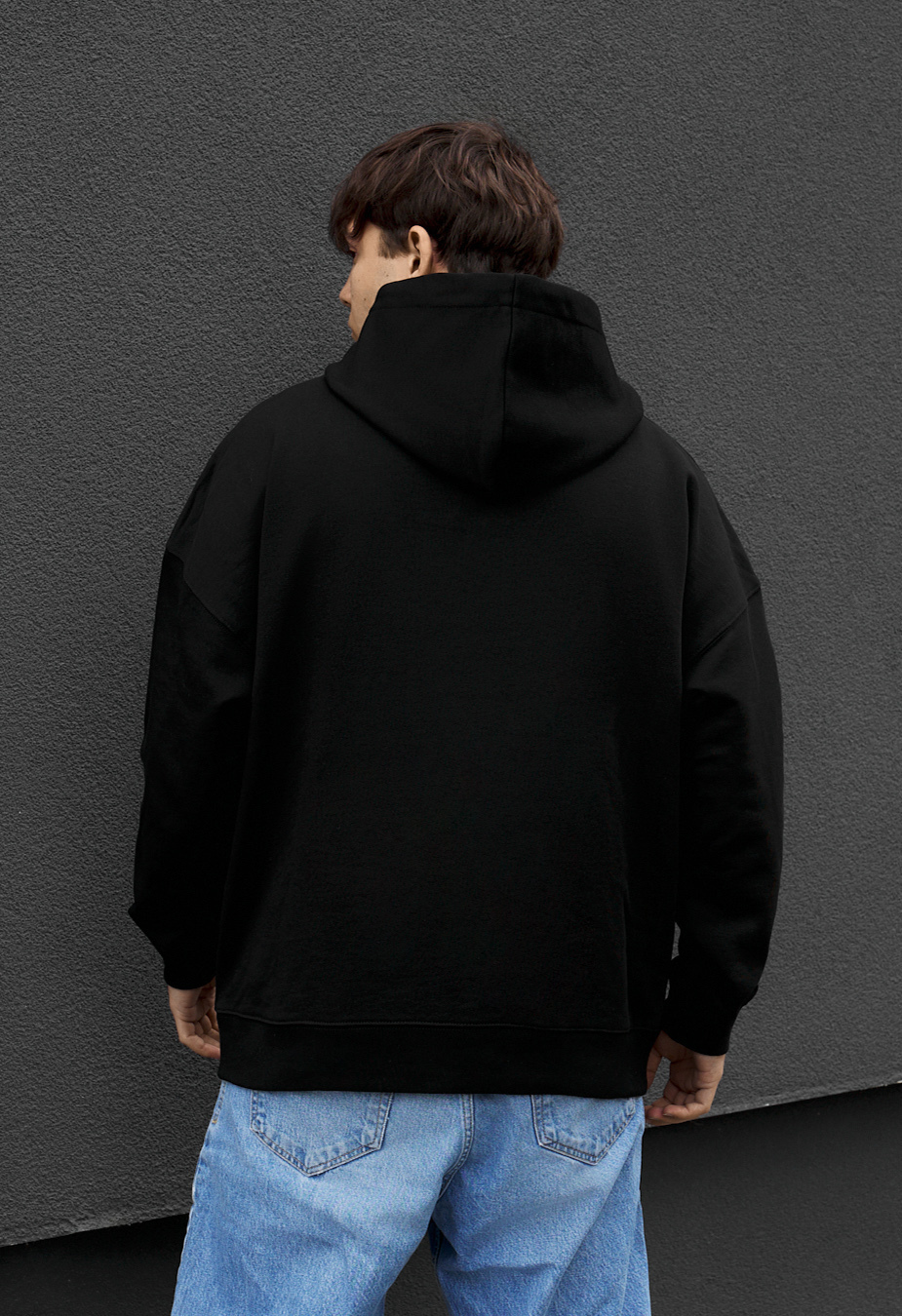 Bluza basic black oversize