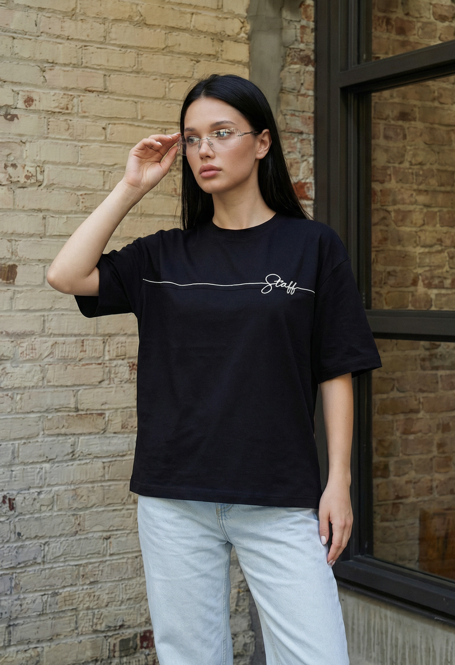 Koszulka Staff ad black oversize