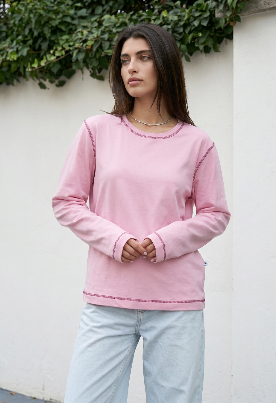 Longsleeve Staff key pink