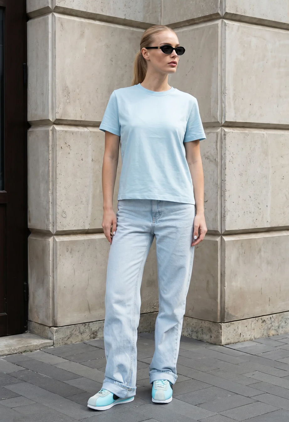 Koszulka Staff sum light blue