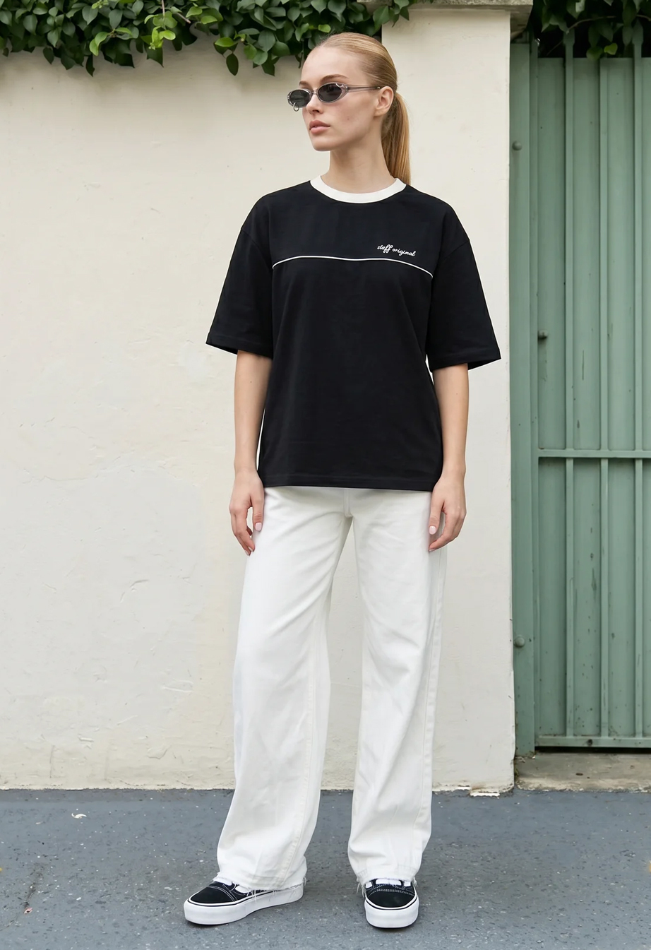 Koszulka Staff ad black original oversize