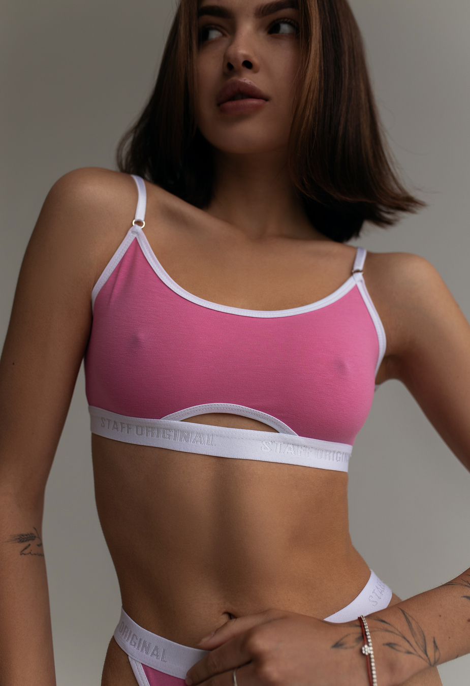 Biustonosz Staff bi pink
