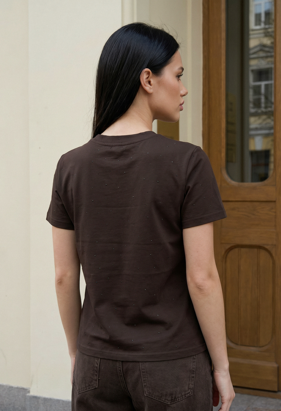 Koszulka Staff sam dark brown