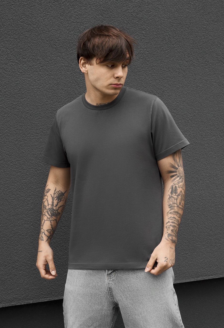 Koszulka Staff dark gray basic