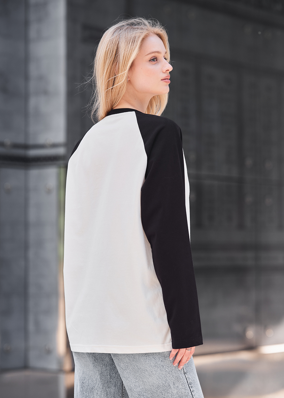 Longsleeve Staff ves white & black
