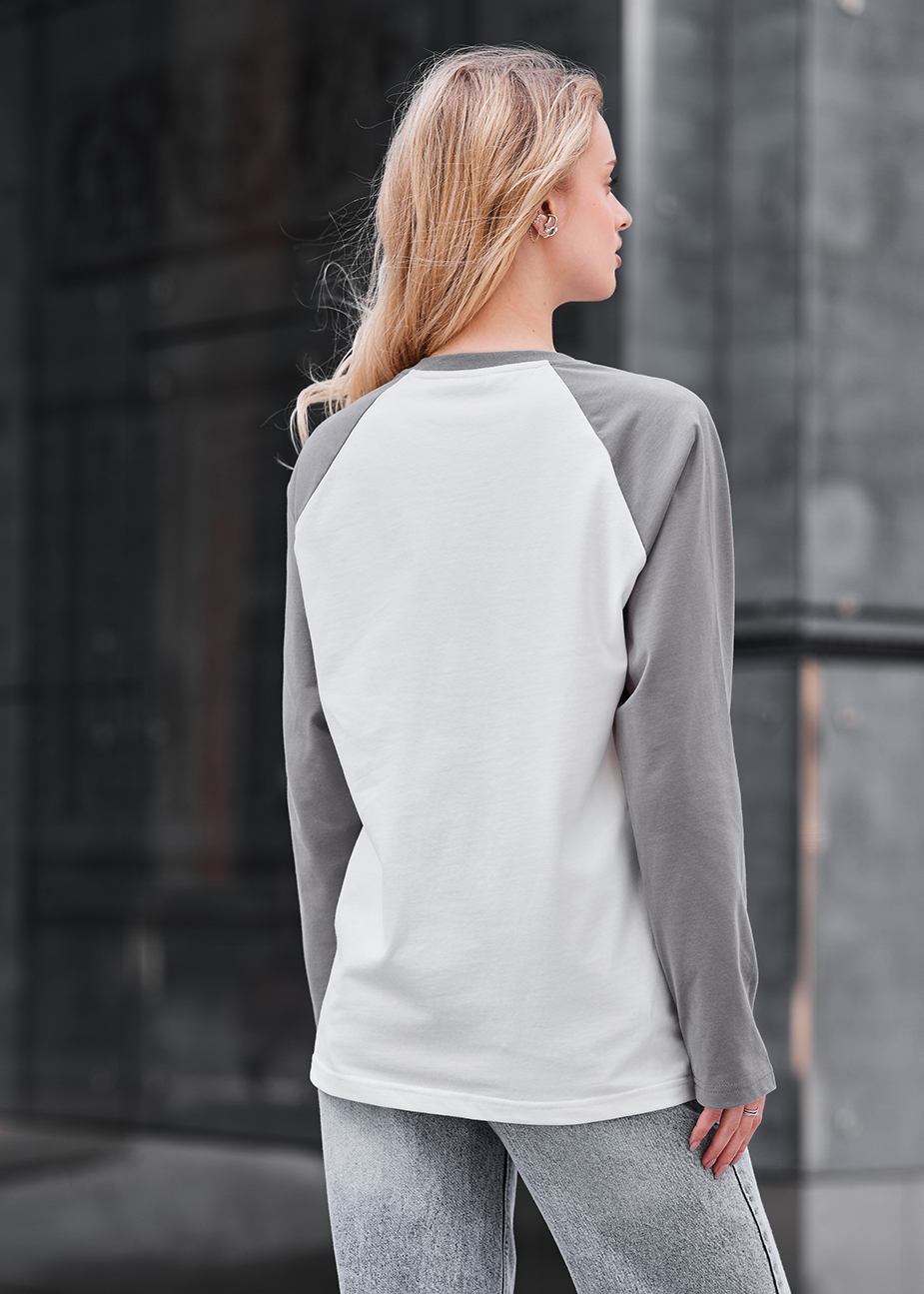 Longsleeve Staff ves white & gray