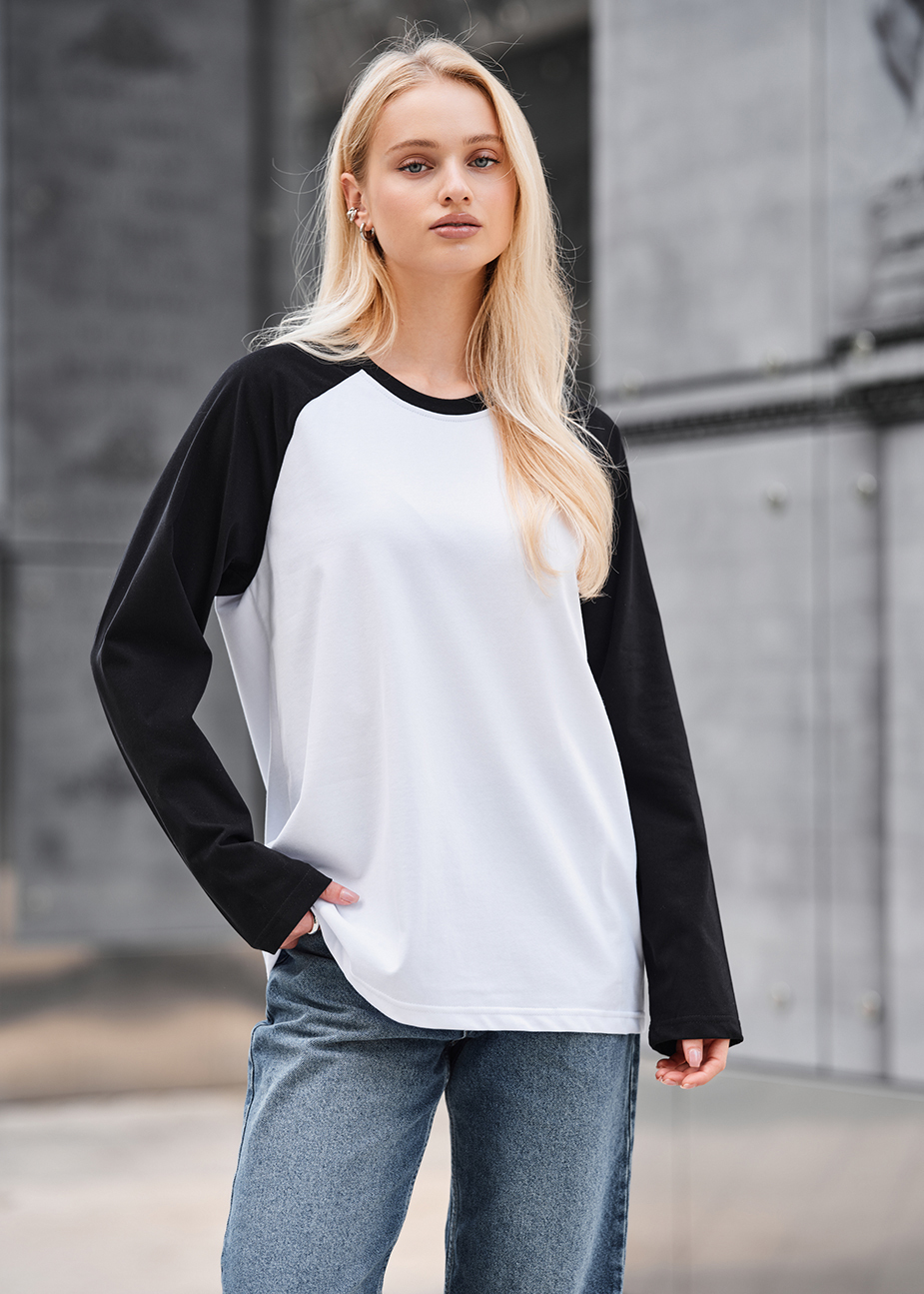 Longsleeve Staff ves white & black