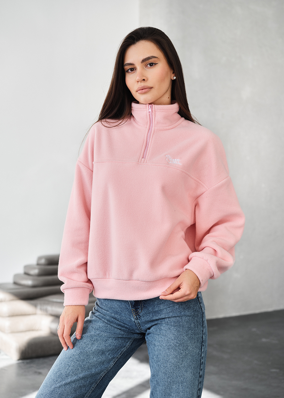 Olimpijka Staff di powder logo oversize fleece