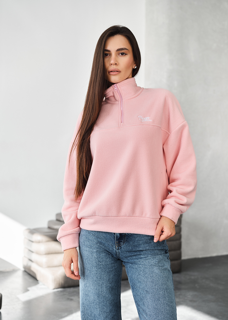 Olimpijka Staff di powder logo oversize fleece
