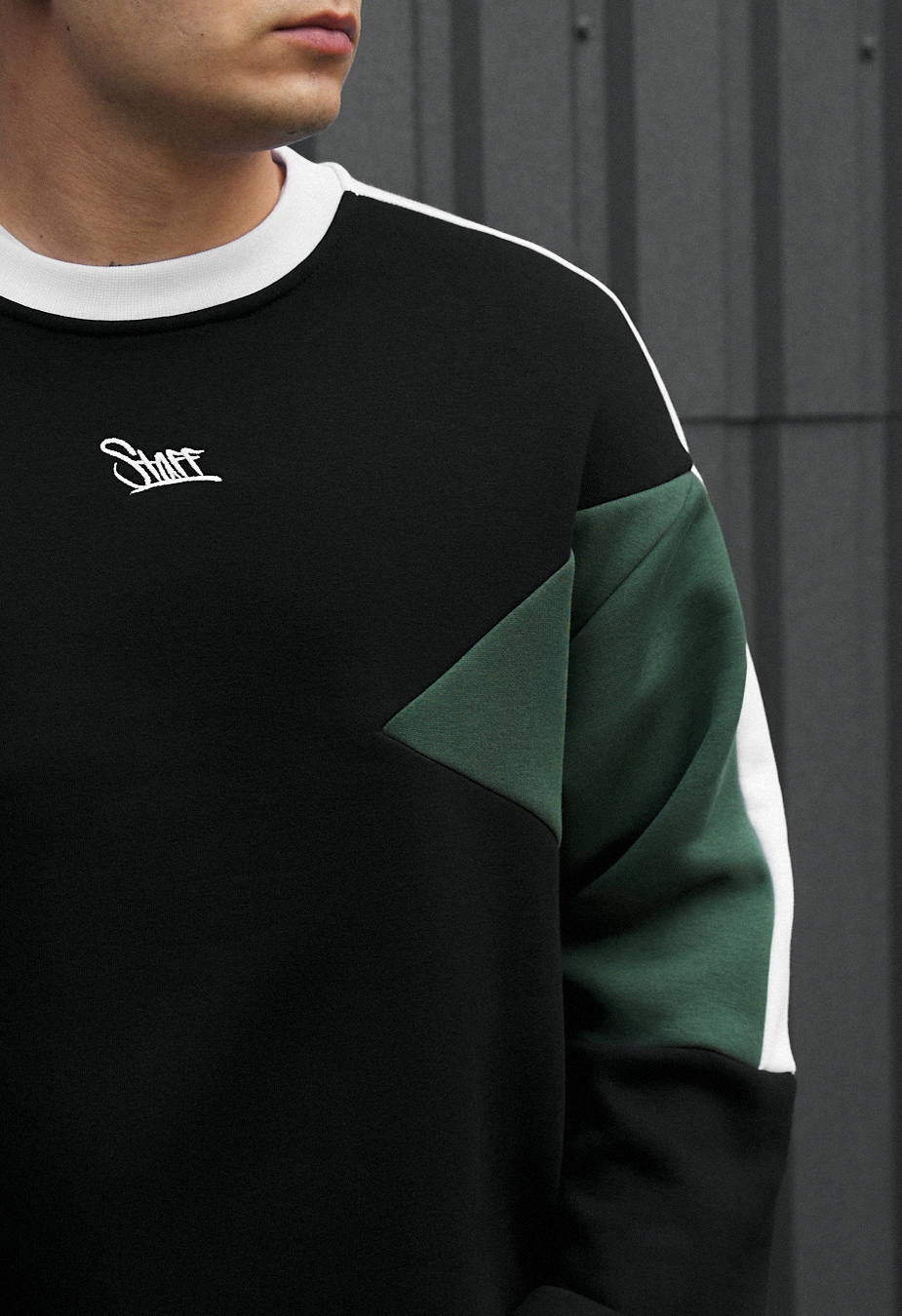 Bluza Staff ba logo 2 oversize fleece