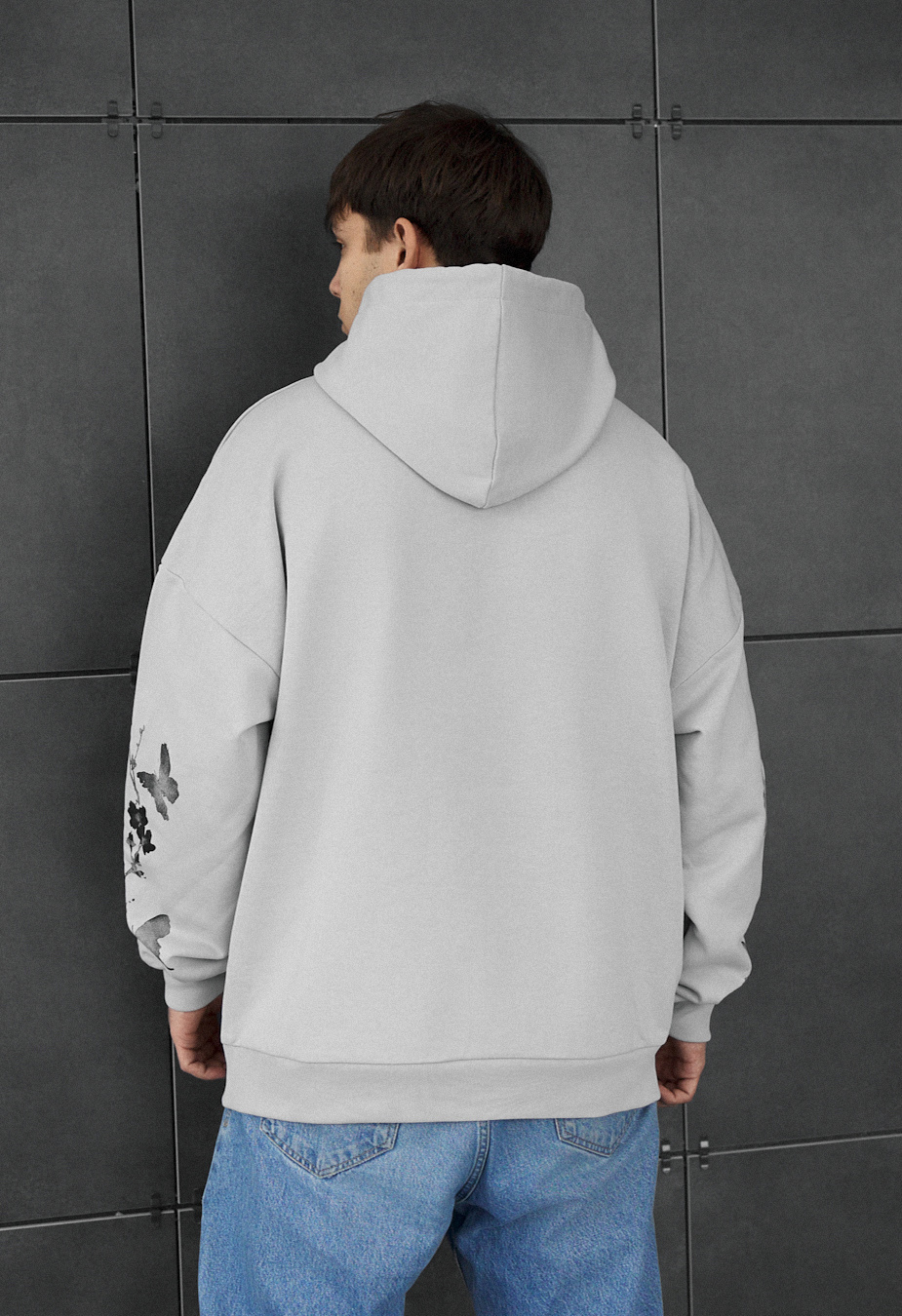 Bluza Staff logo & butterfly oversize