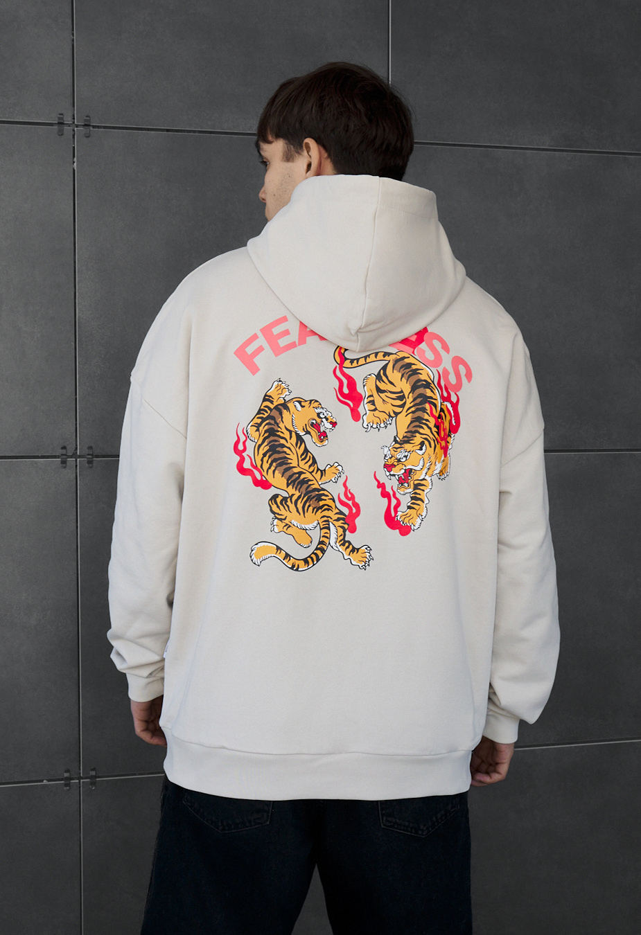 Bluza Staff fearless oversize