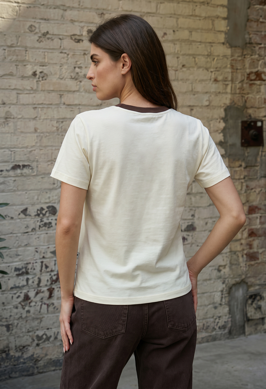 Koszulka Staff milk & brown logo