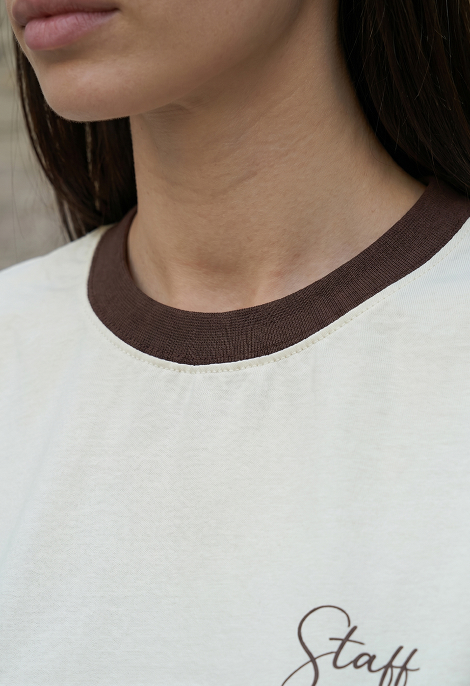 Koszulka Staff milk & brown logo