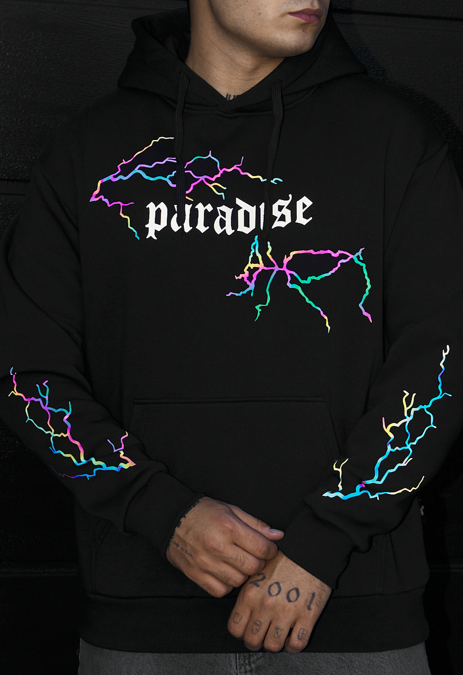 Bluza Staff paradise oversize reflective fleece