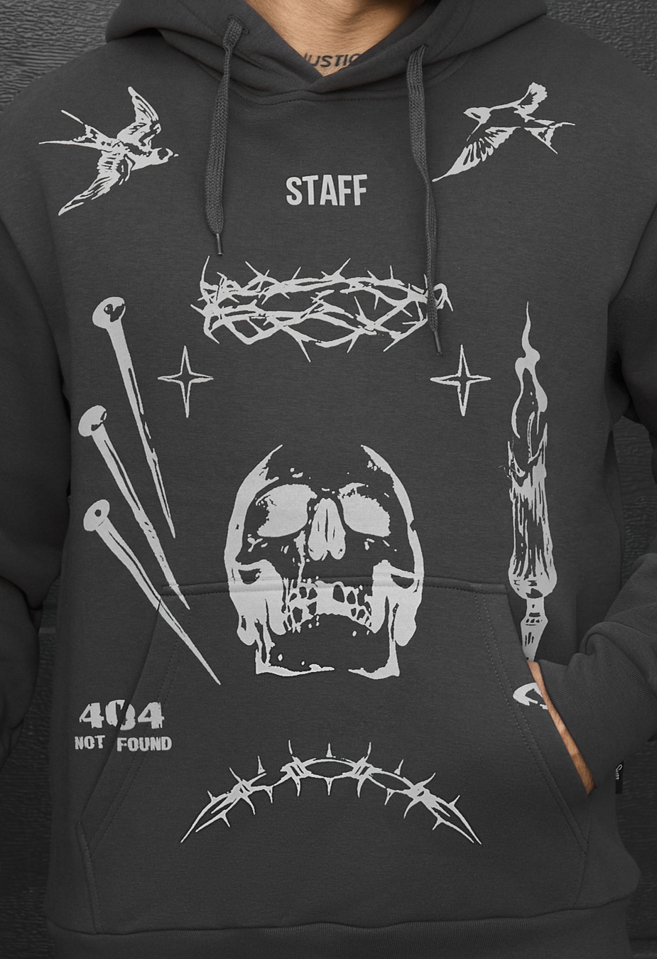 Bluza Staff logo not found oversize fleece