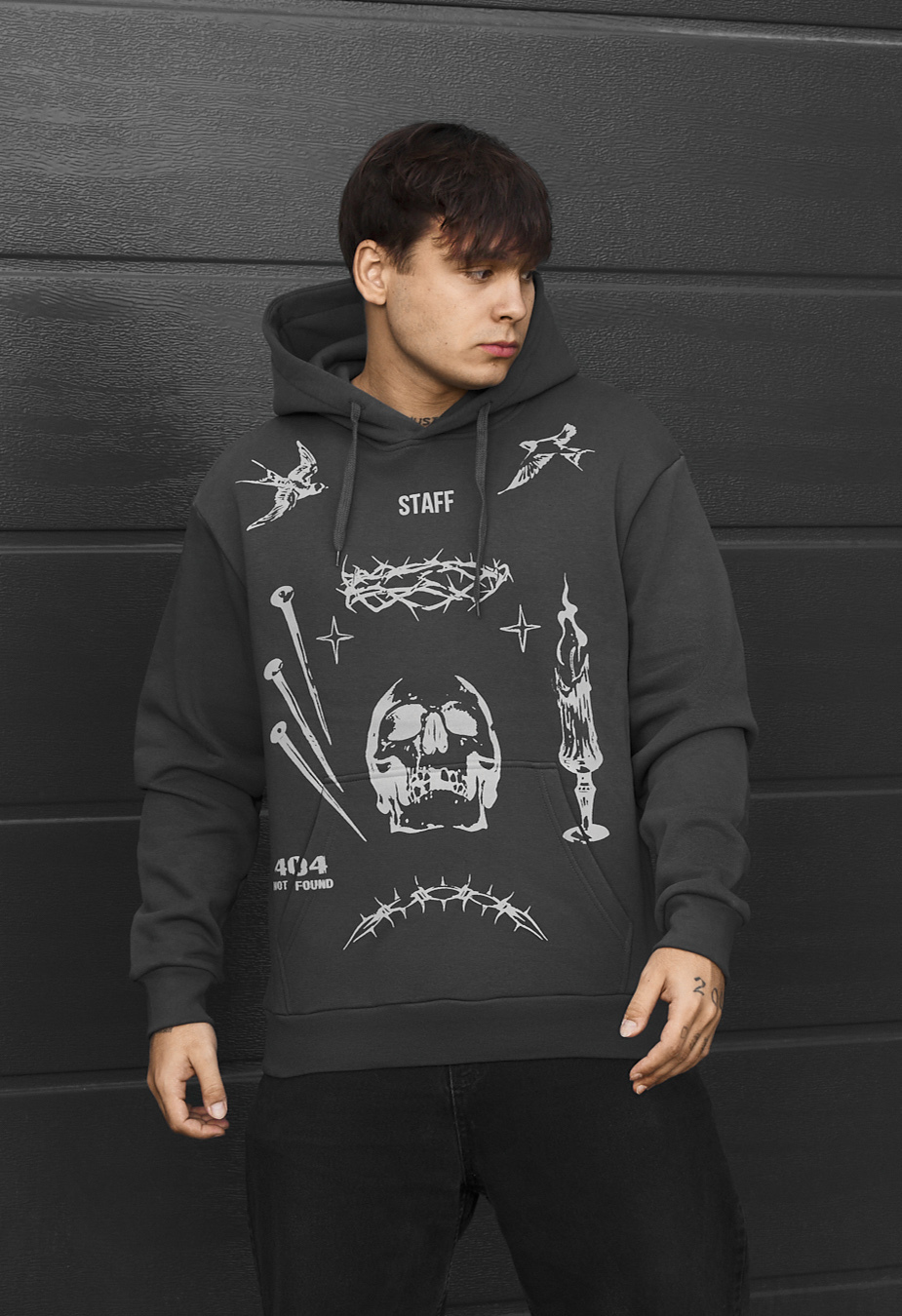 Bluza Staff logo not found oversize fleece
