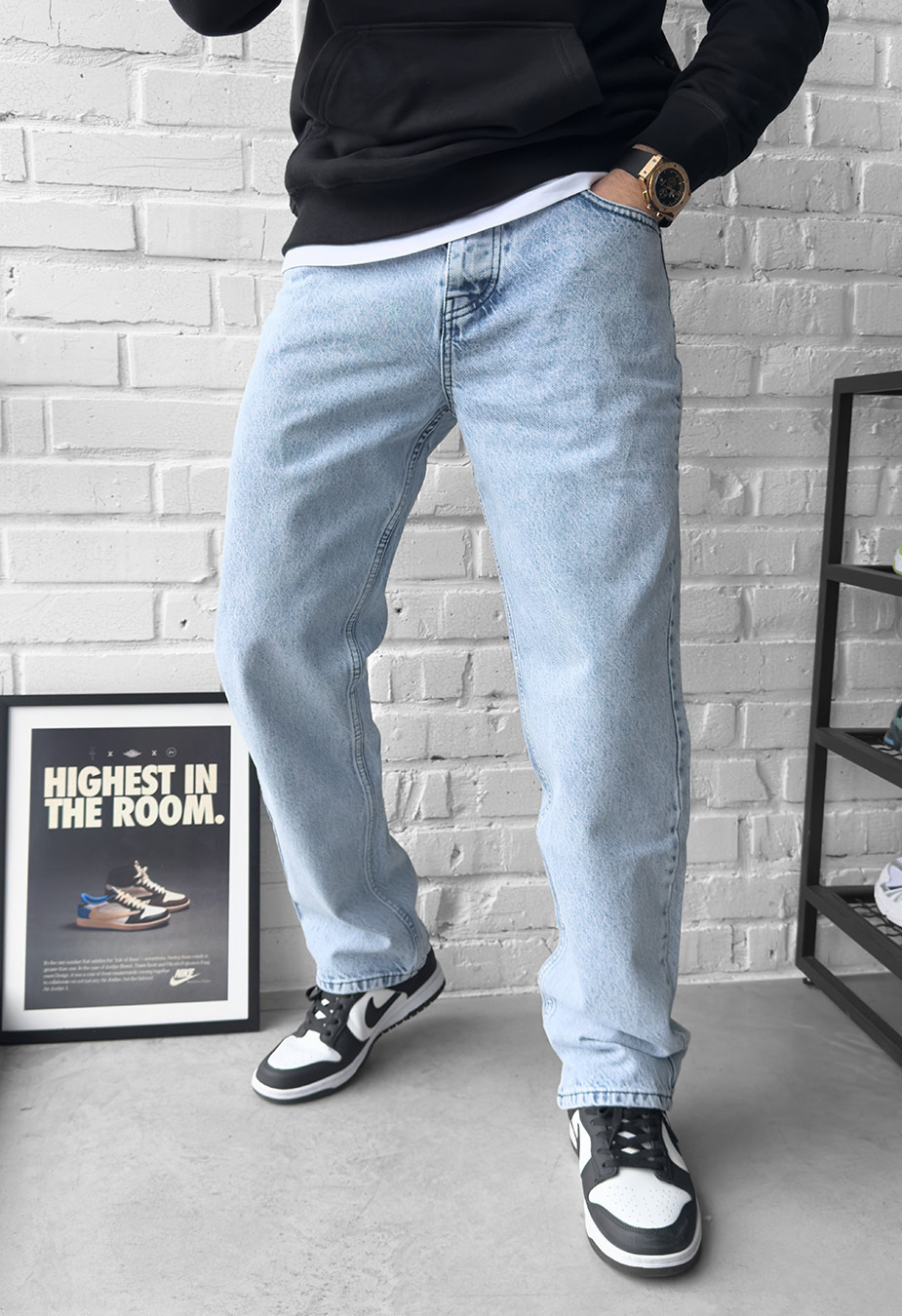 Dżinsy Staff 2206 light blue baggy
