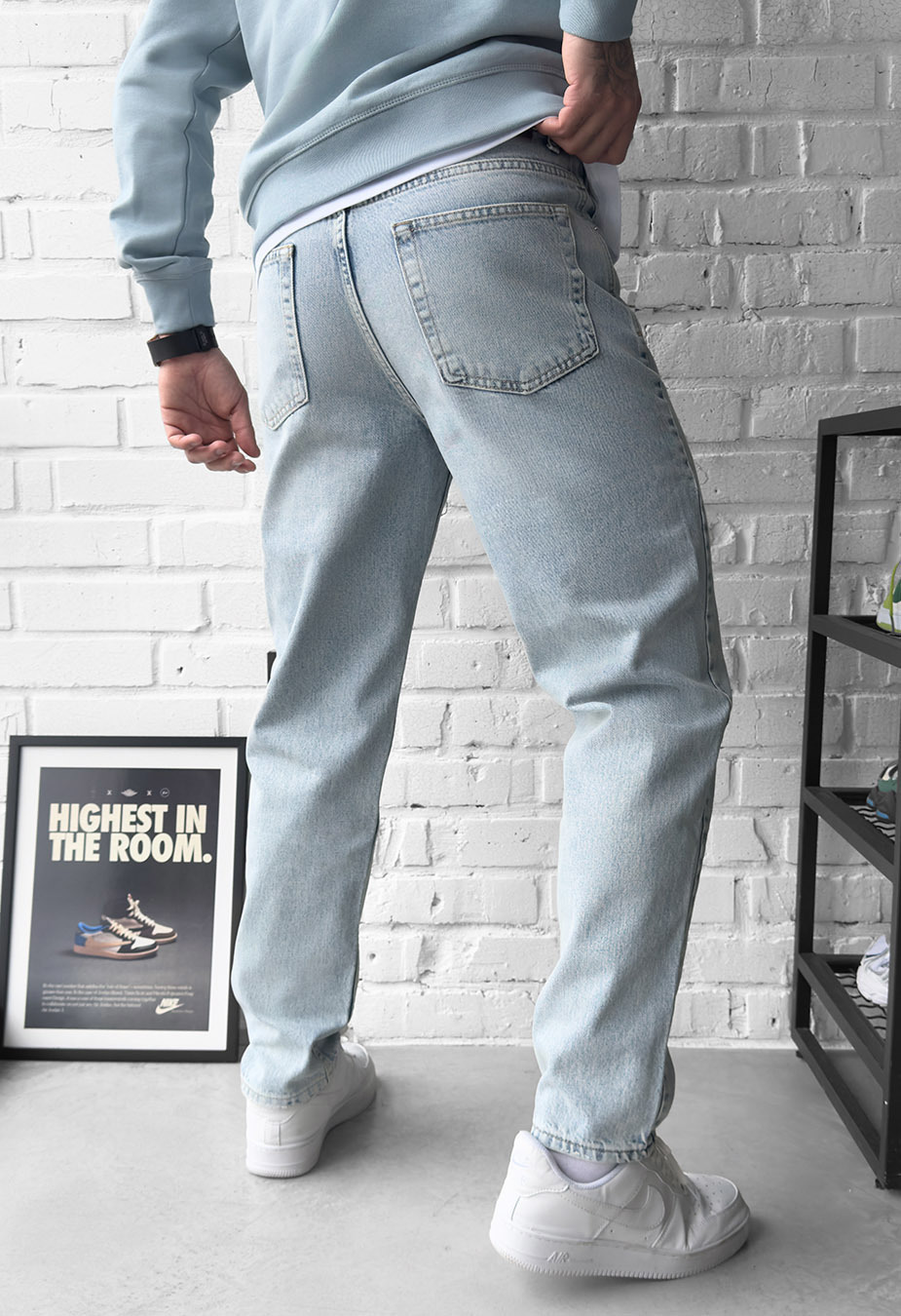 Dżinsy Staff 9671 light blue regular