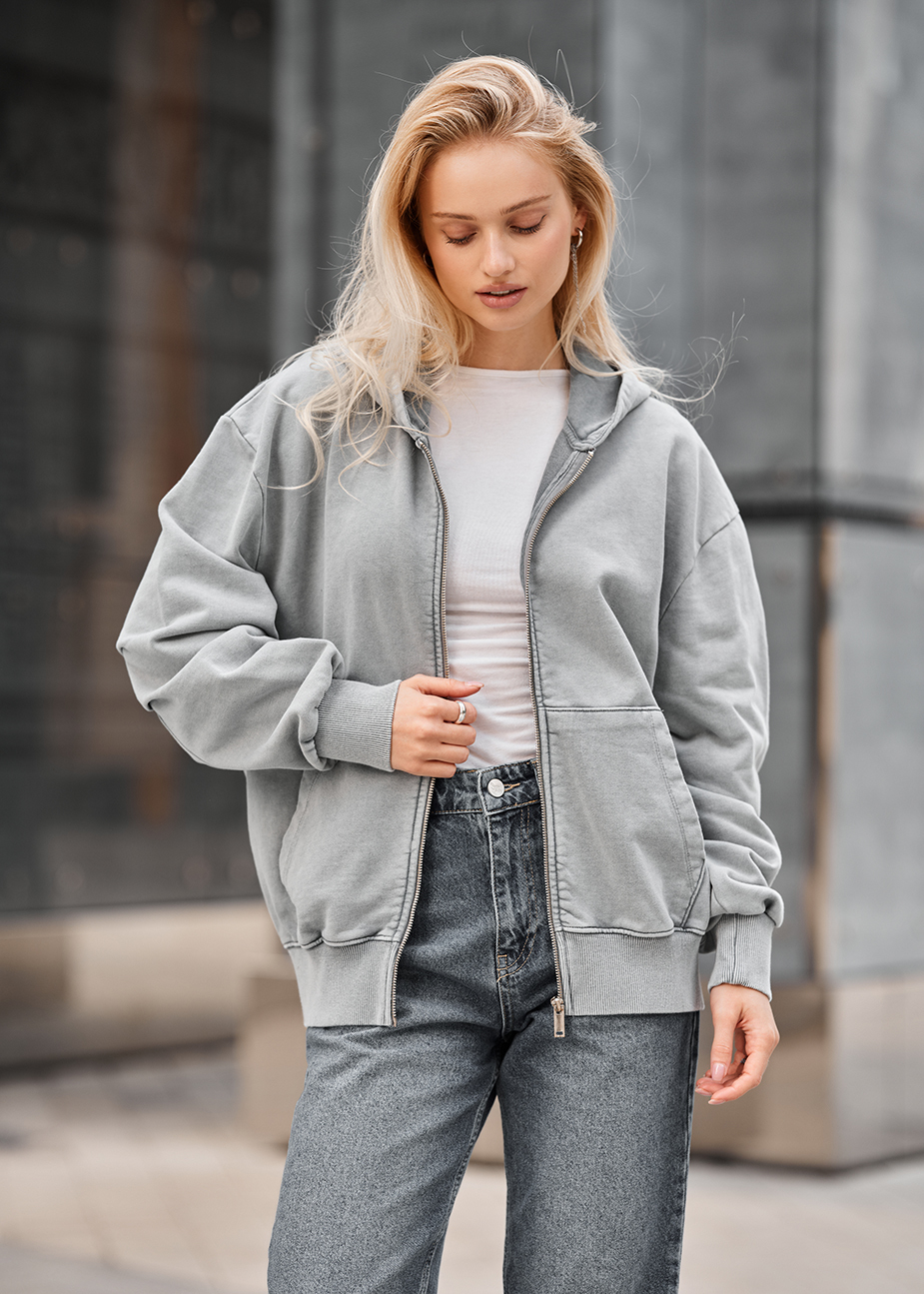 Bluza Staff de gray oversize