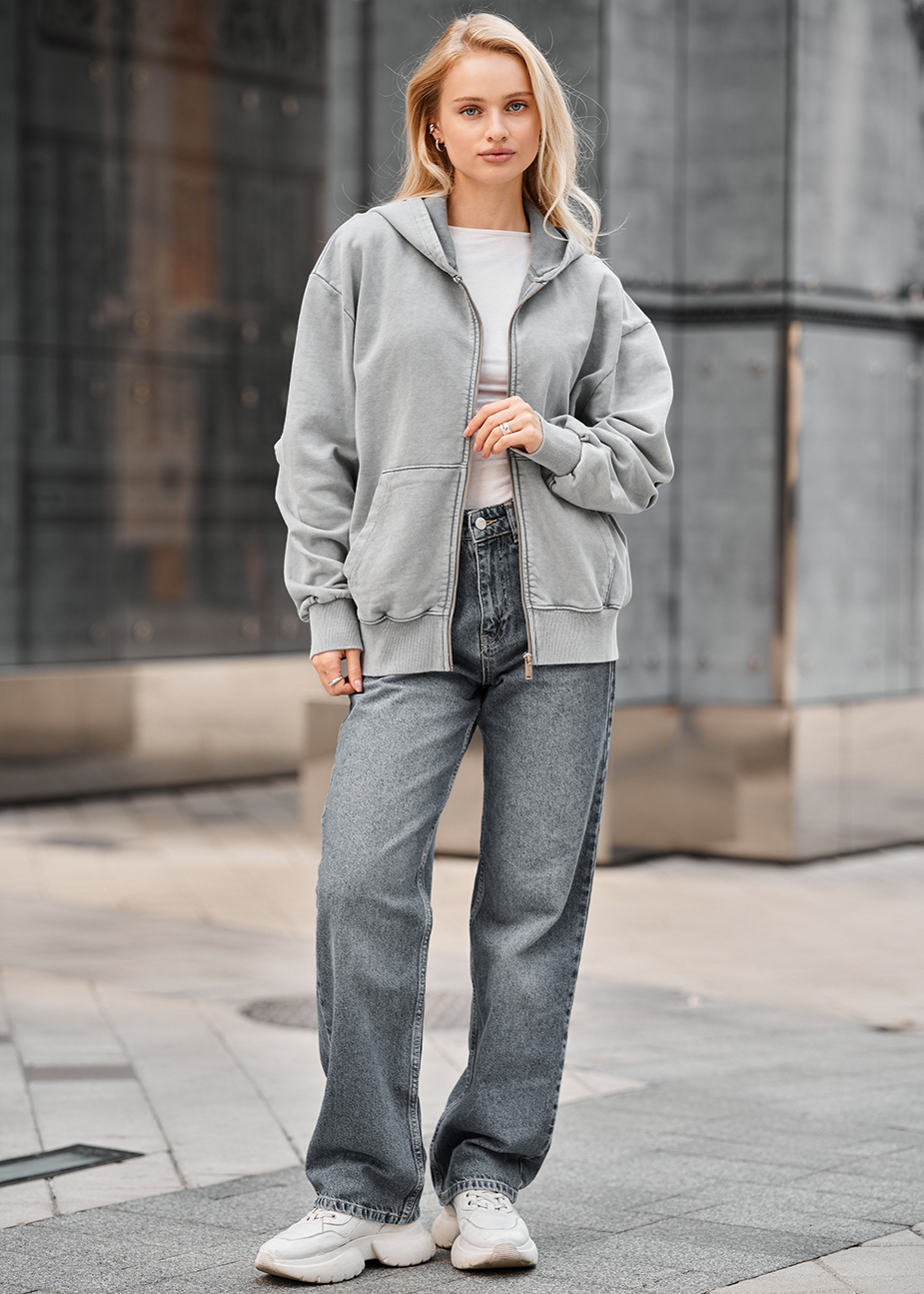 Bluza Staff de gray oversize