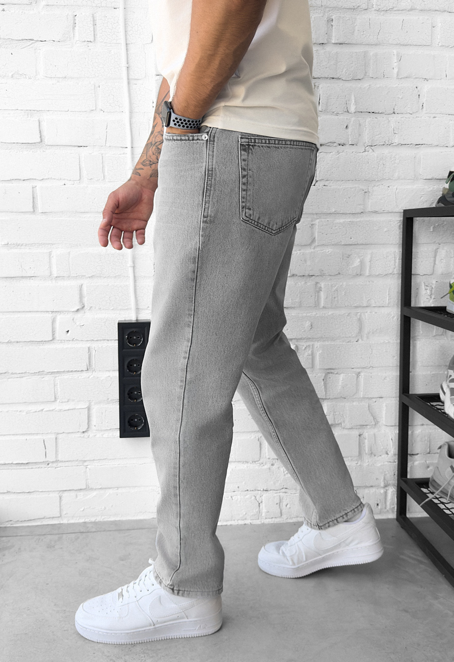 Dżinsy Staff 38 light gray