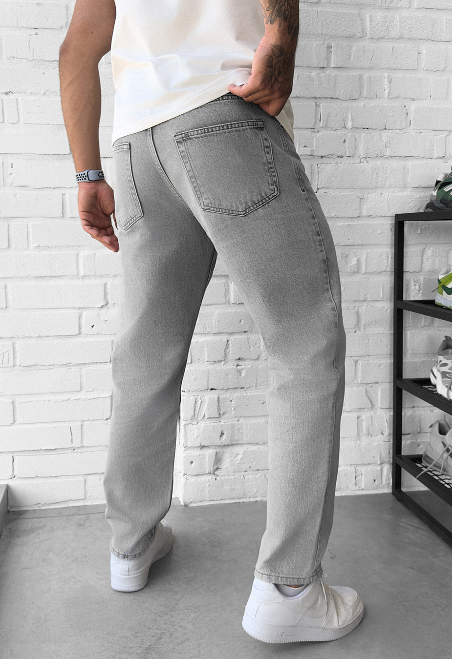 Dżinsy Staff 38 light gray