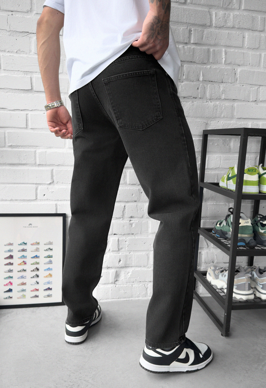 Dżinsy Staff 38 black