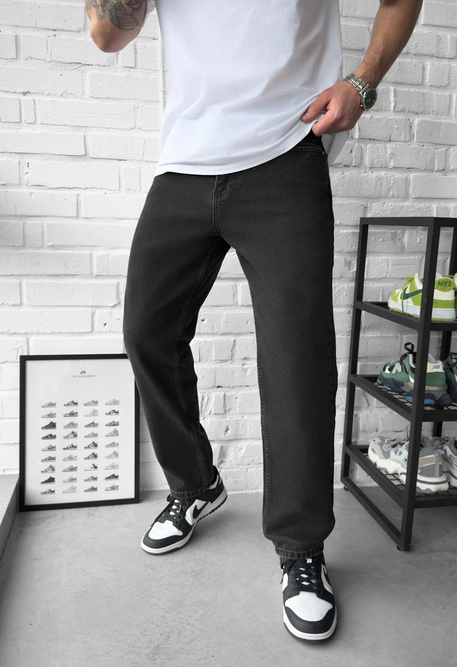 Dżinsy Staff 38 black