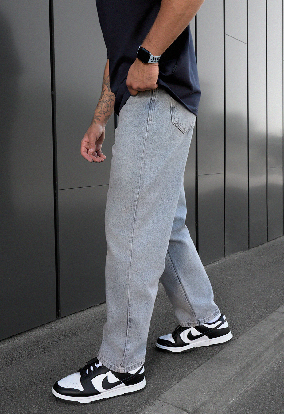 Dżinsy Staff 2206 blue gray baggy