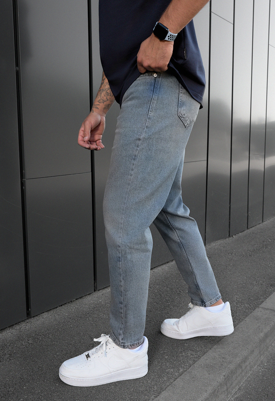 Dżinsy Staff 31 gray blue regular