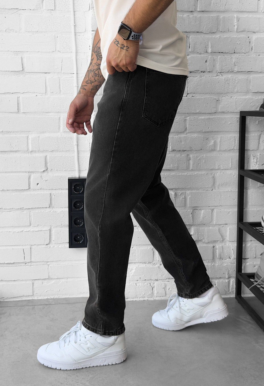 Dżinsy Staff 12 dark gray regular