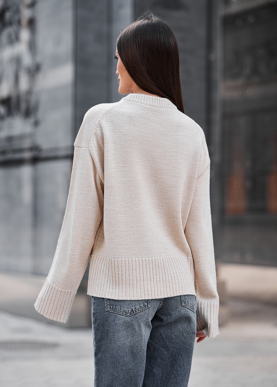 Bluza Staff oli light beige oversize