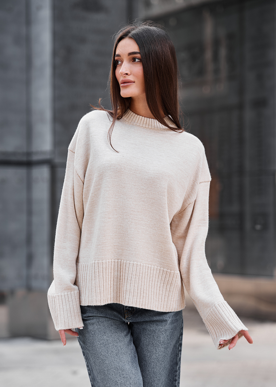 Bluza Staff oli light beige oversize