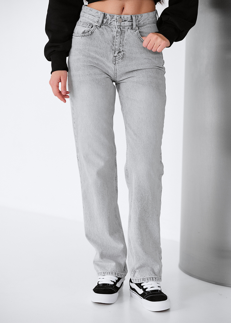 Dżinsy Staff 1 gray mom