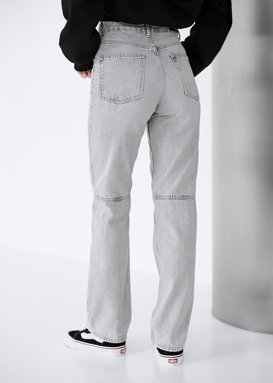 Dżinsy Staff 1 gray mom