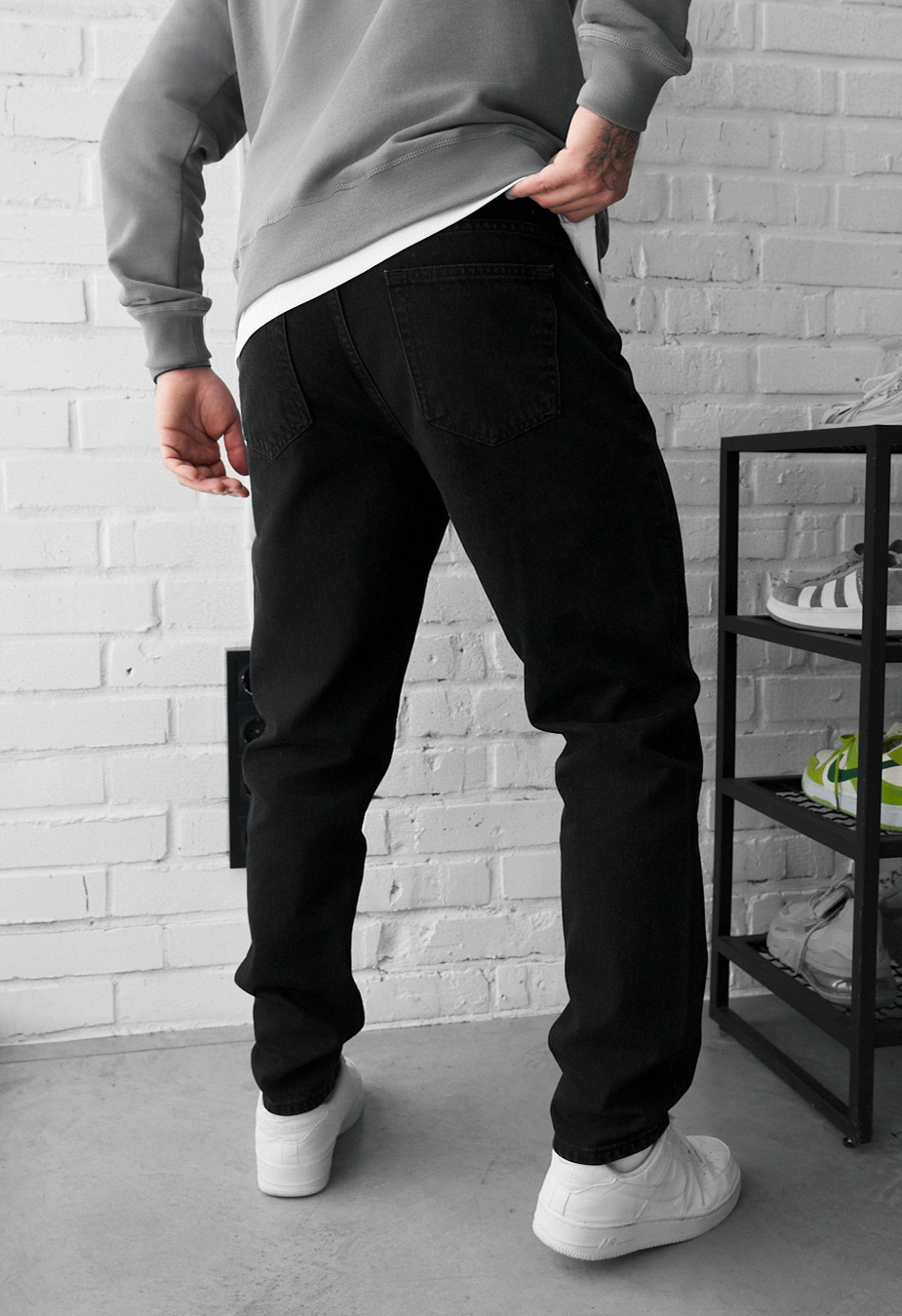 Dżinsy Staff 09 regular black