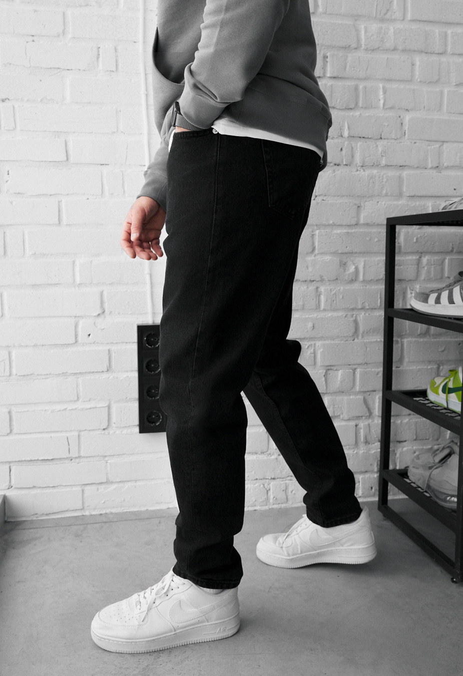 Dżinsy Staff 09 regular black