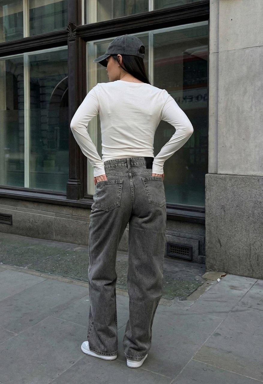 Dżinsy Staff 2511 gray wide leg