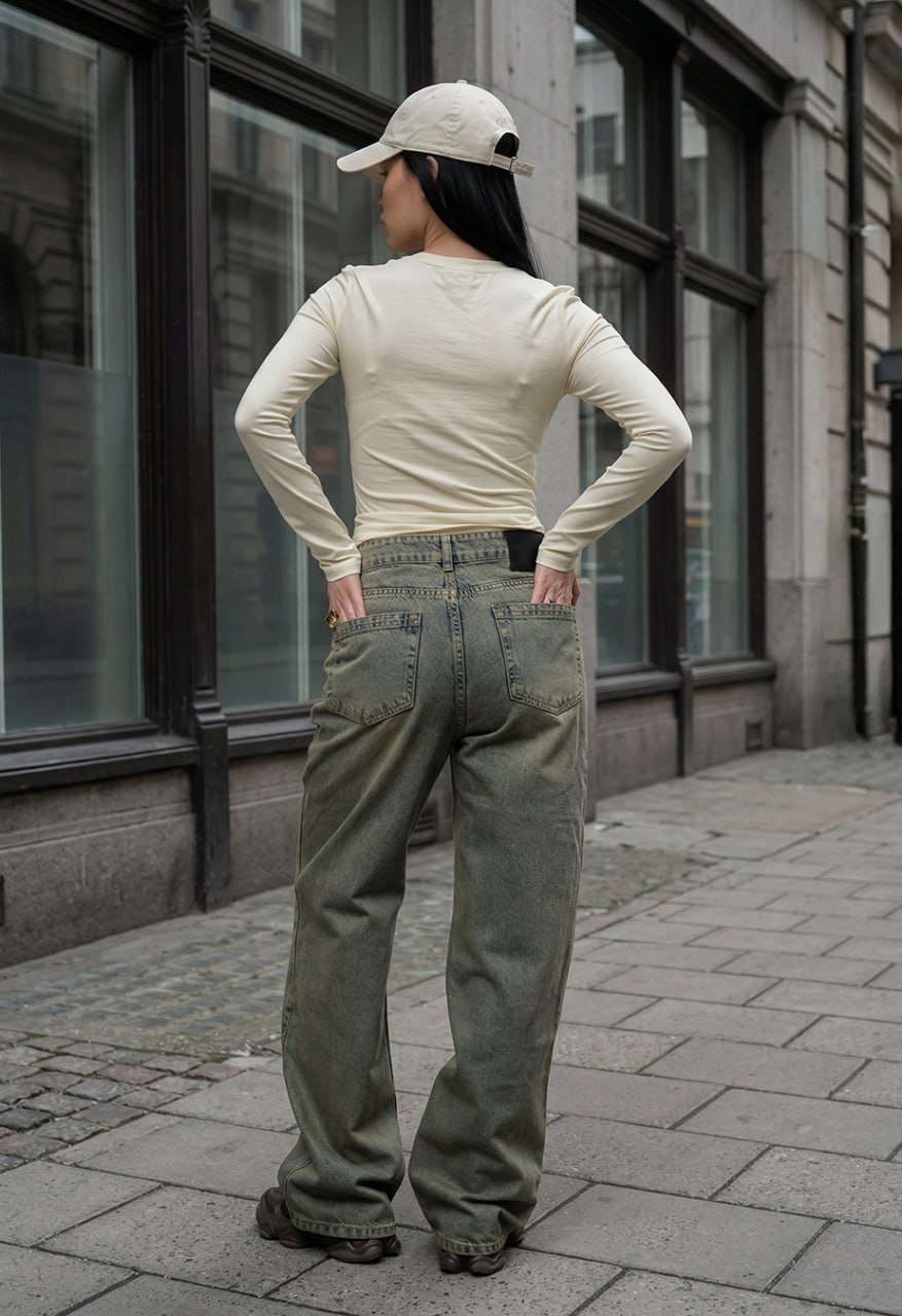 Dżinsy Staff 2511 dark blue wide leg