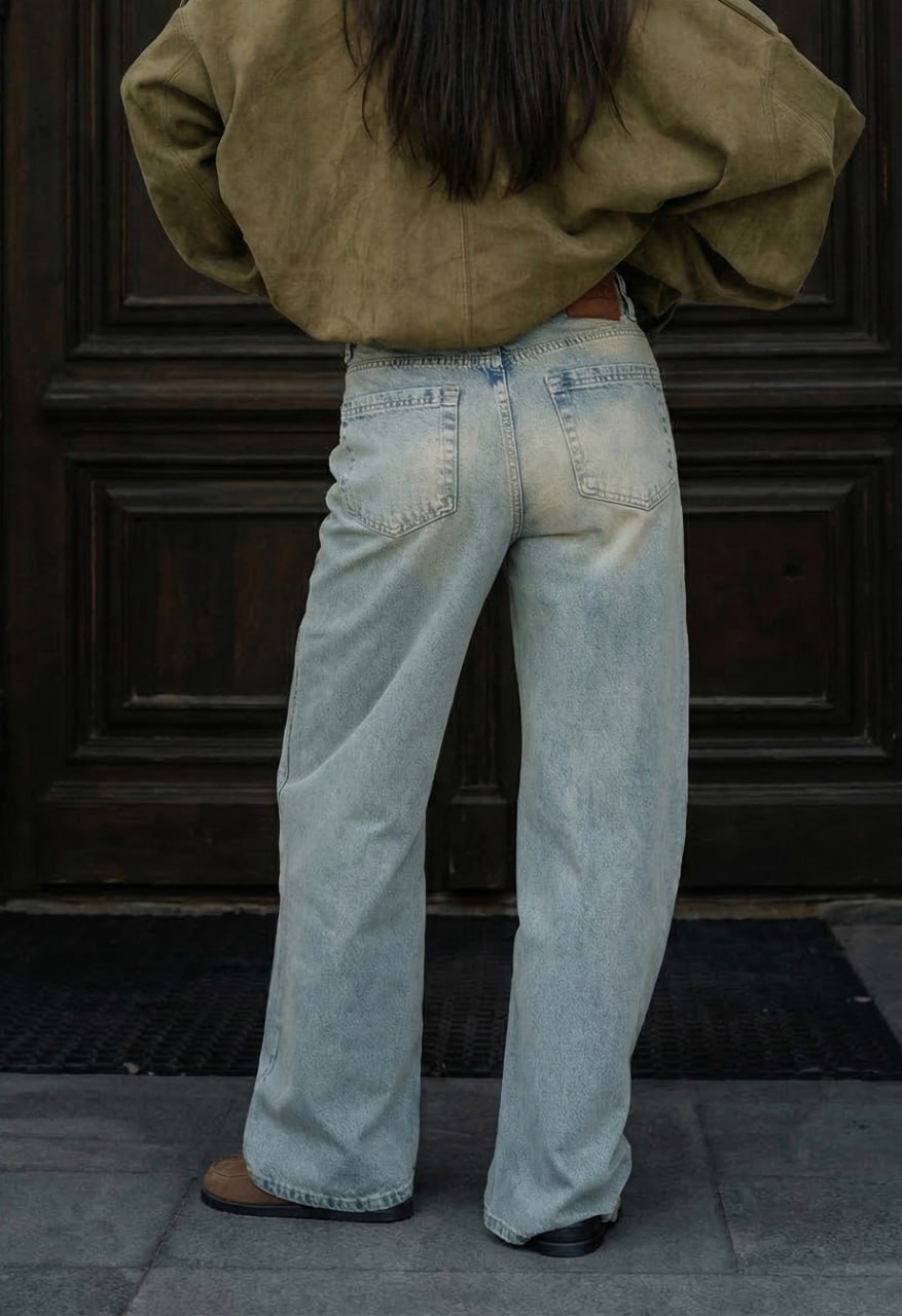 Dżinsy damskie Staff 2511 blue loose fit