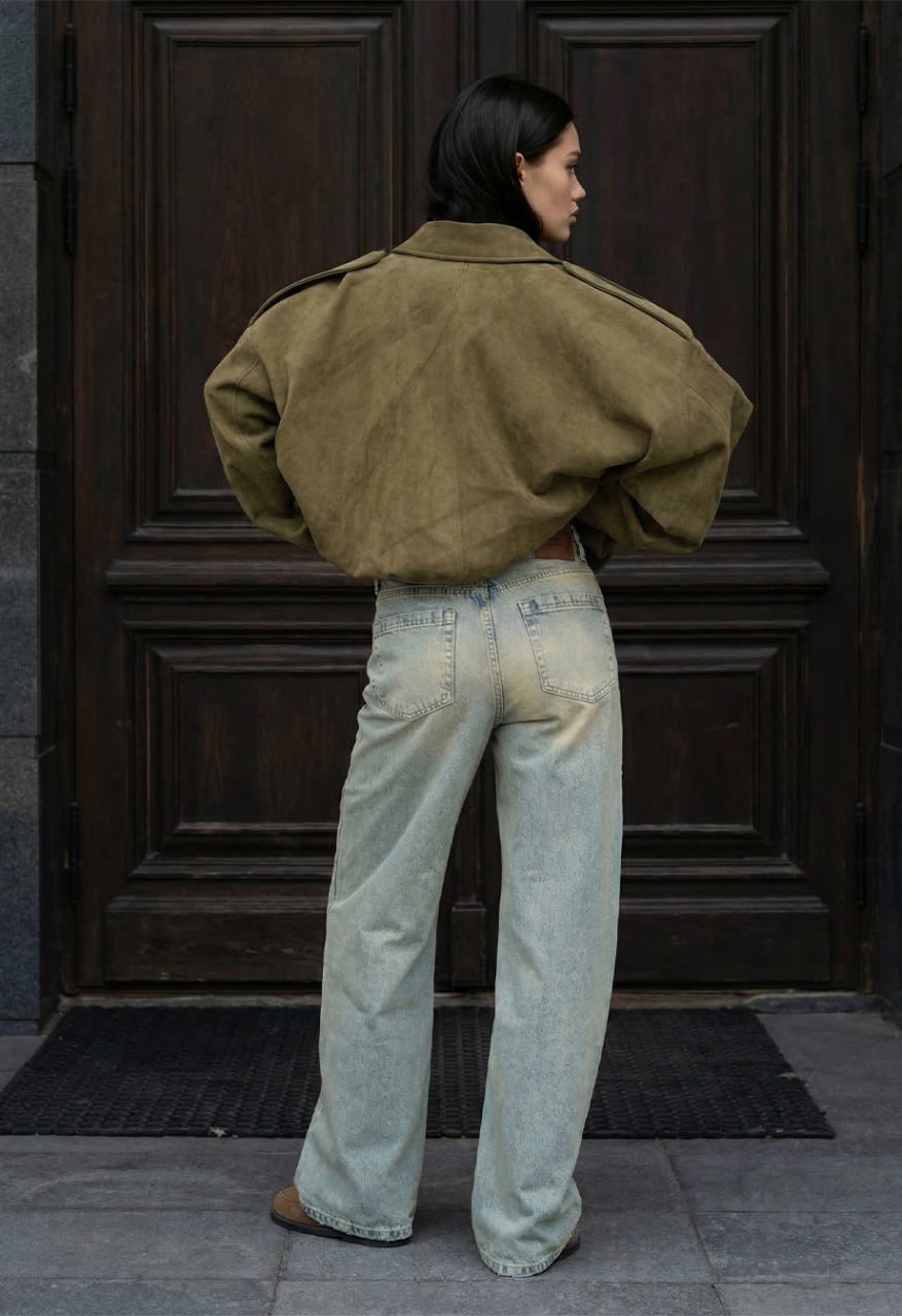 Dżinsy damskie Staff 2511 blue loose fit