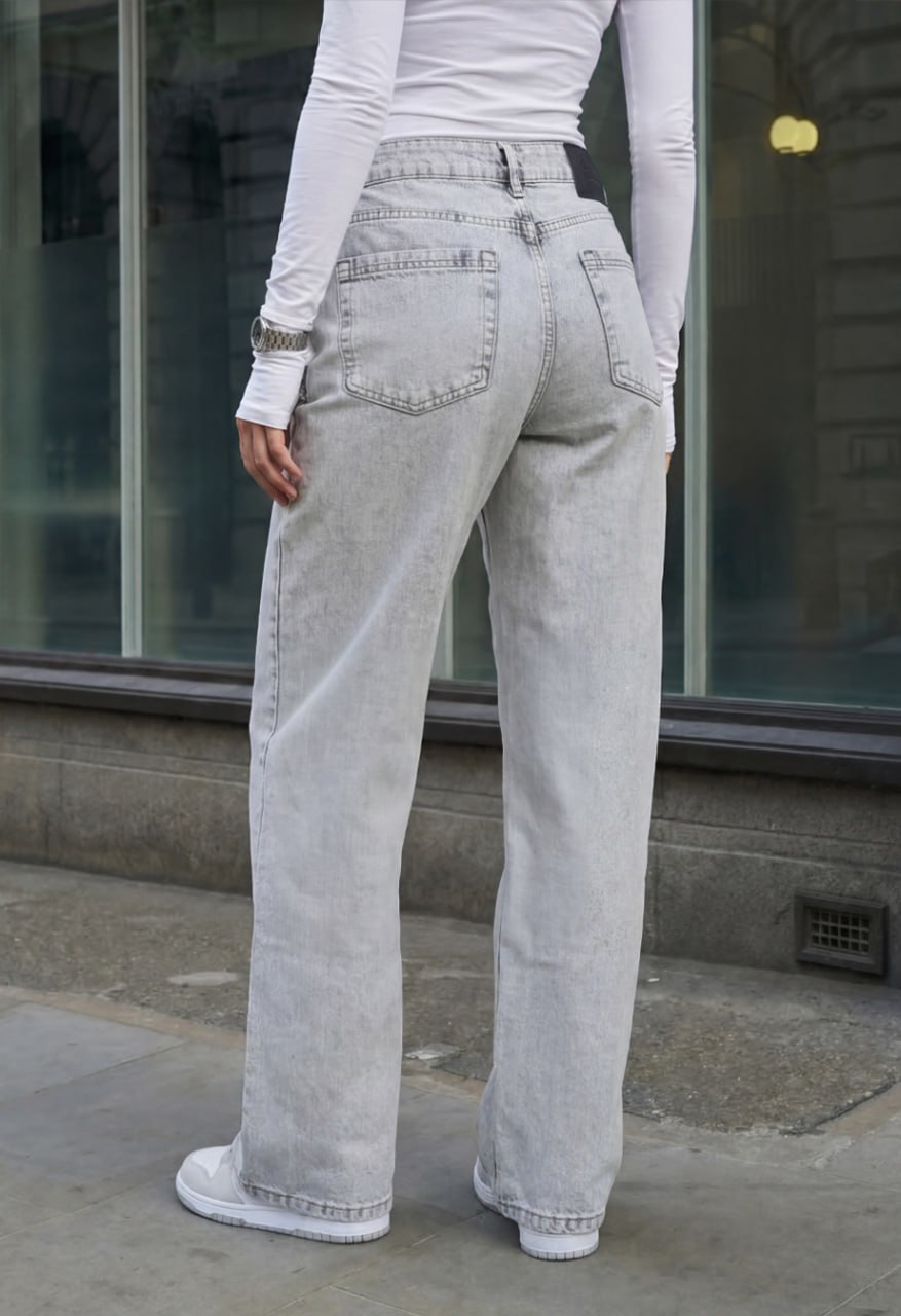 Dżinsy damskie Staff 2511 light gray loose fit