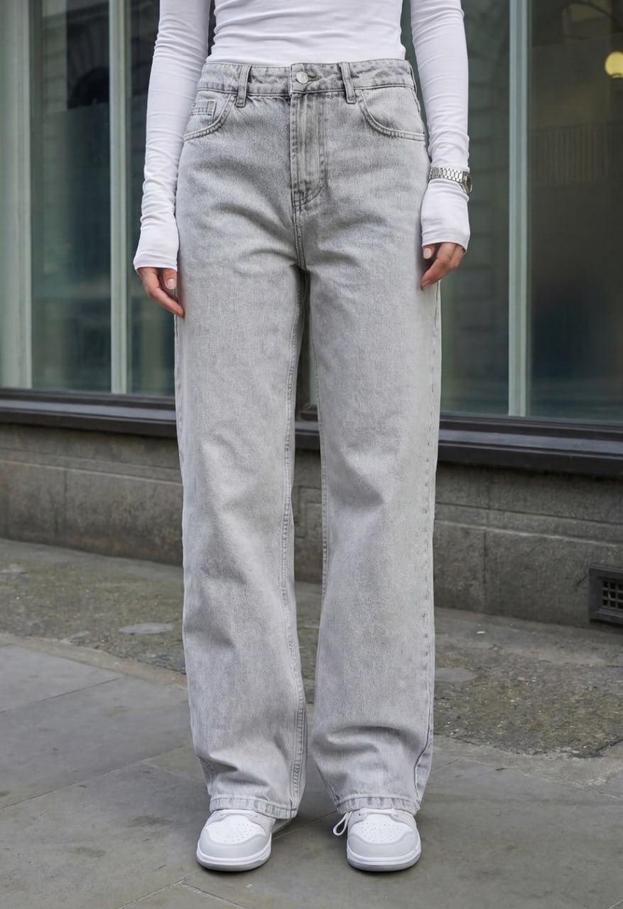 Dżinsy damskie Staff 2511 light gray loose fit