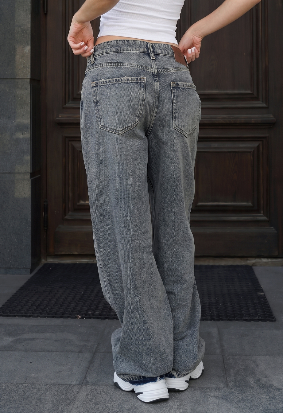 Dżinsy Staff 13 gray blue baggy