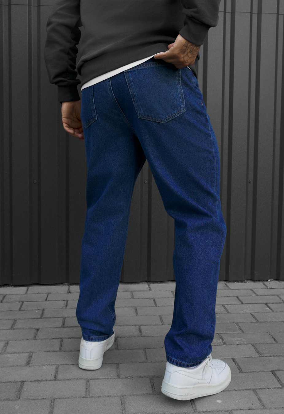 Dżinsy Staff  blue regular mom
