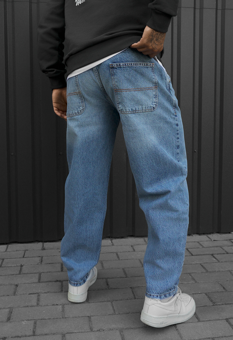 Dżinsy Staff light blue boyfriend