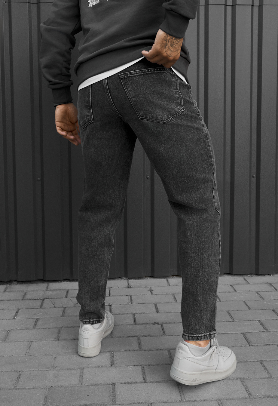 Dżinsy Staff dark gray regular